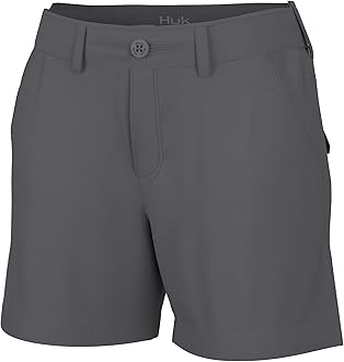 Huk Fishing ショーツ ショートパンツ グレー M （L） Amazon | Huk メンズ スタンダード ローグ 18インチ 速乾